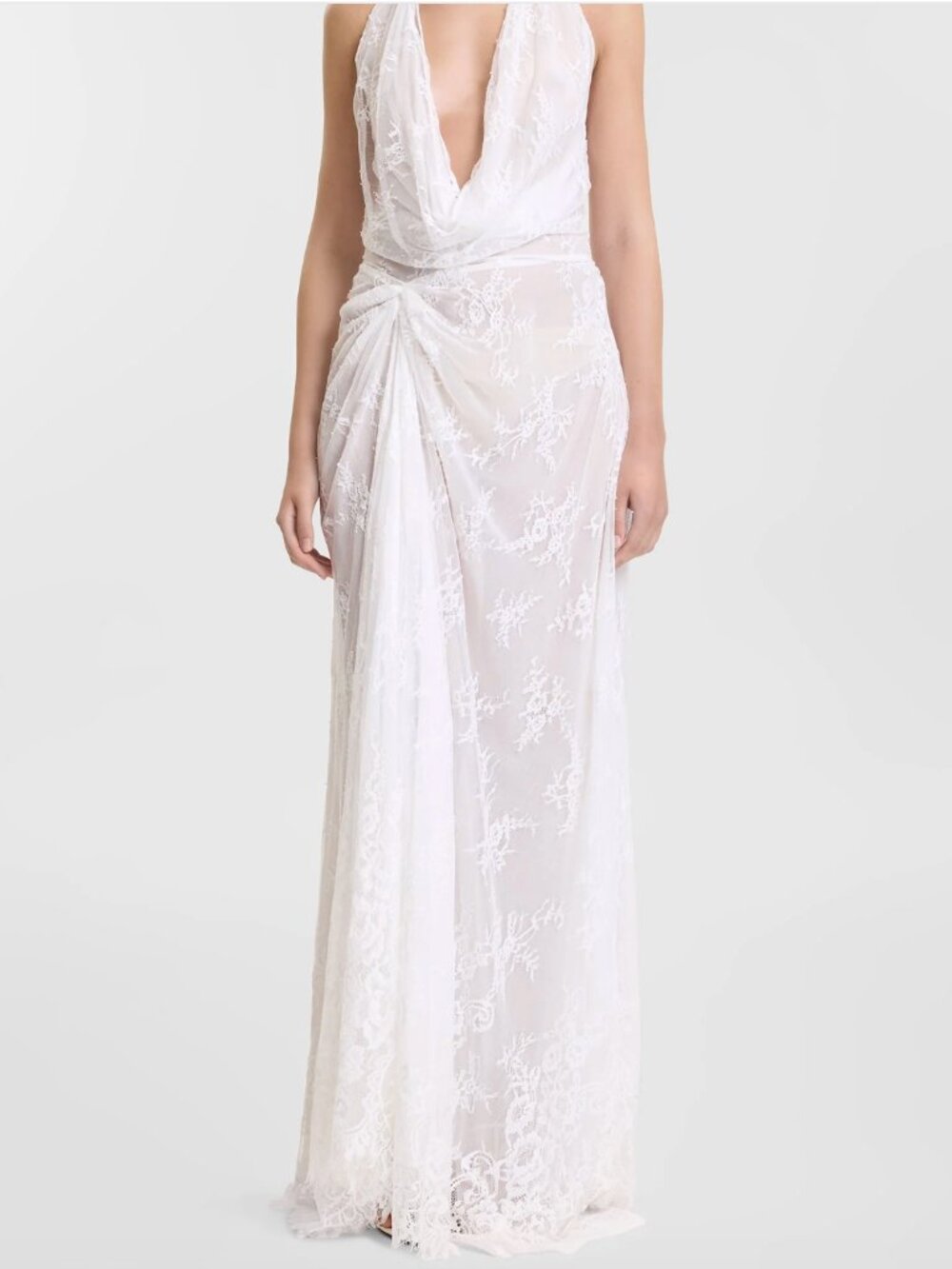 Kyha Oswald Lace Deep V Dress (sold as is)
